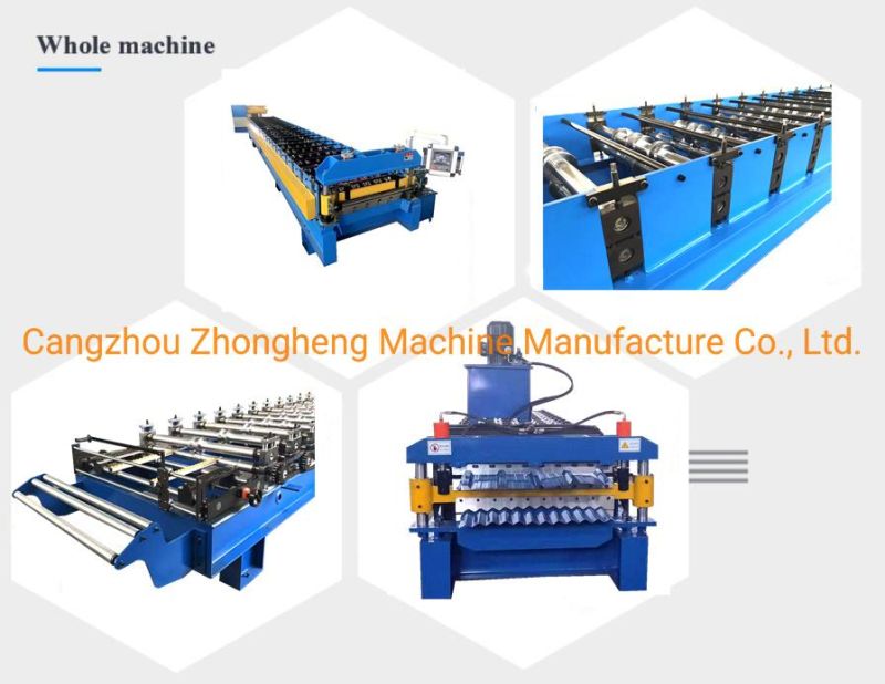 Machinery Manufacturing Machine Glazed Tile Forming Machine Hydraulic Cutting Color Glazed Steel 45# High-End Forming Machine