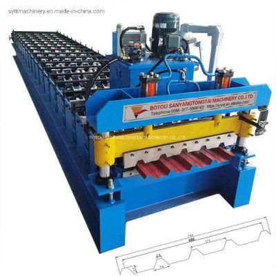 South Africa 686 Ibr Roofing Sheet Roll Forming Machine