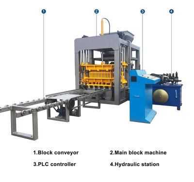 Qt5-15 Fully Automatic Cement Block Making Machinery Equipmen