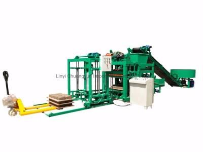 Qt4-25 Concrete Block Manufacturing Equipment Auto Brick Making Machine China Interlocking Pavers Machine Price