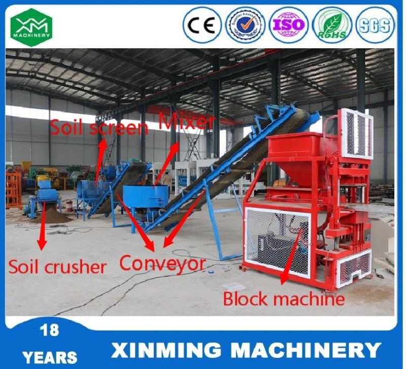 Automatic Xm2-10 Clay Interlocking Brick Making Machine