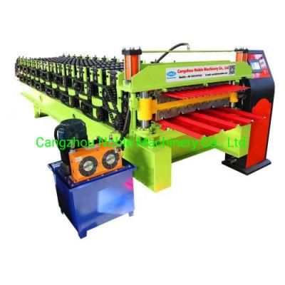 Double Layer Trapezoidal/Ibr Metal Roofing Sheet Roll Forming/Making Machine