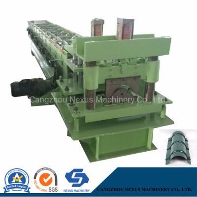 Half Round Ridge Cap Roof Roll Forming Machine Roof Ridge Tile Building Material Making Machine