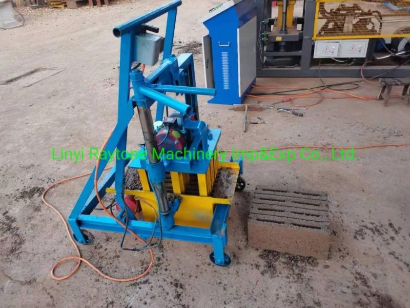 Qtm4-45 Mobile Brick Plant Manual Block Machine for Sale Cheap Brick Machines