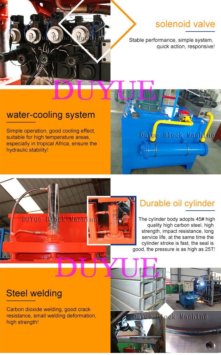 Hr1-10 Hydraulic Compressed Earth Block Machine Interlocking Concrete Block Machine