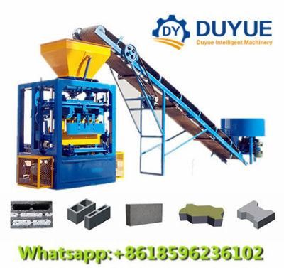 Qt4-24 Cement Block Making Machine Manual Concrete Block Making Machine Paving Block Making Machine