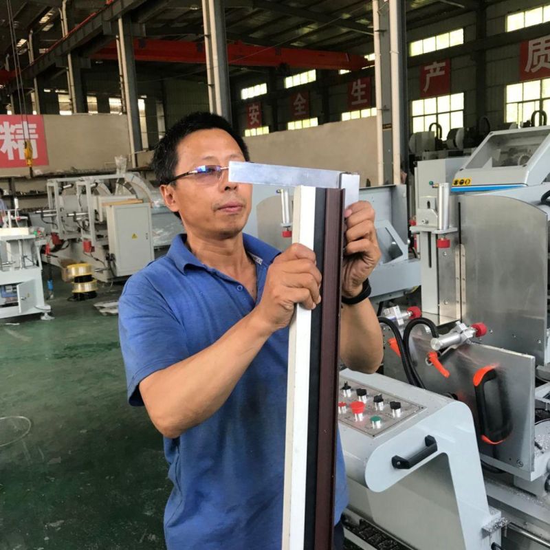 UPVC Plastic Window Making Machine for Cutting PVC Window/Aluminum Double Head Cutting Saw PVC/PVC UPVC Profile Windows Cutting Saw Machine