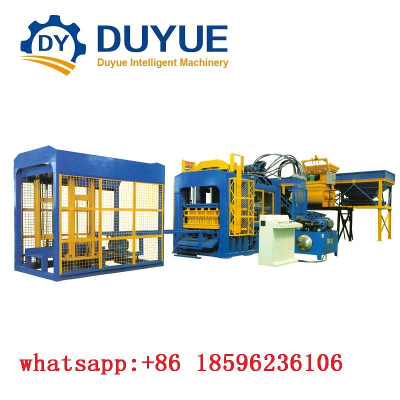 High Quality Qt10-15 Hydraulic Block Making Machine in Africa, Cement Hollow Bricks Machine Price