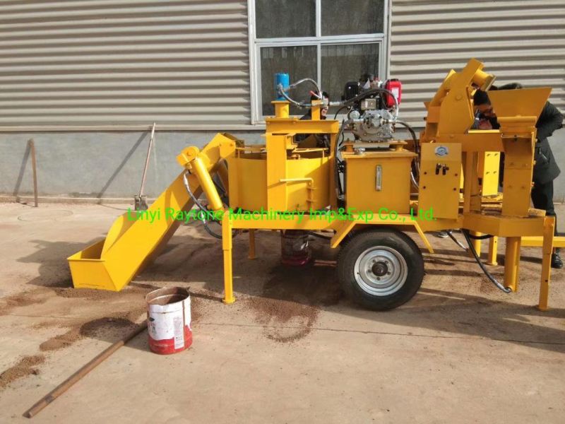 Qts2-20 Mobile Diesel Type Hydraform Block Machine Price