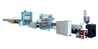 PP/PE Bidirectional Stretching Plastic Geogrid Production Line