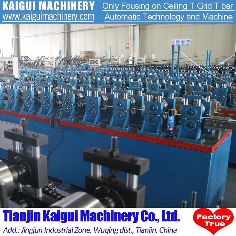 T24 T15 Ceiling Suspension T Grid / T Bar Roll Forming Machine