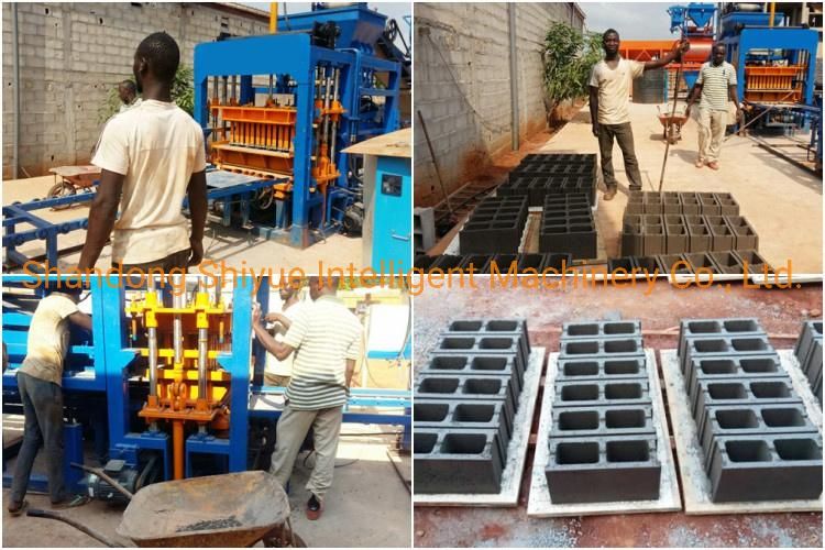 Qt4-12 Concrete Hollow Block Brick Making Machine with CE
