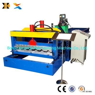 Africa Glazed Tile Aluminium Roofing Panel Making Roll Forming Machine