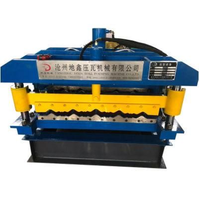 Dixin Steel Sheet Glazed Tile Profile Roll Forming Machine