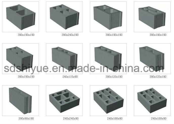 Qmy12-15 Big Portable Concrete Hollow Block Machine