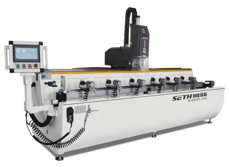 Six Heads High Speed CNC Drilling Machine for Aluminum Profile Drilling