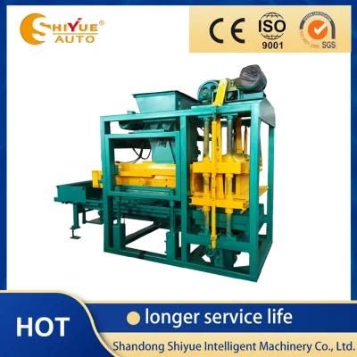 Qtj4-25 Automatic Cement Brick Machine Paving Concrete Brick Machine for Sale