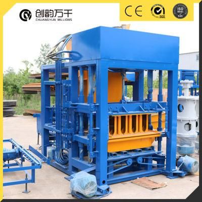 Qt4-25 Fully Automatic PLC Control Cement Hollow Block Making Machine in Cote Divoire