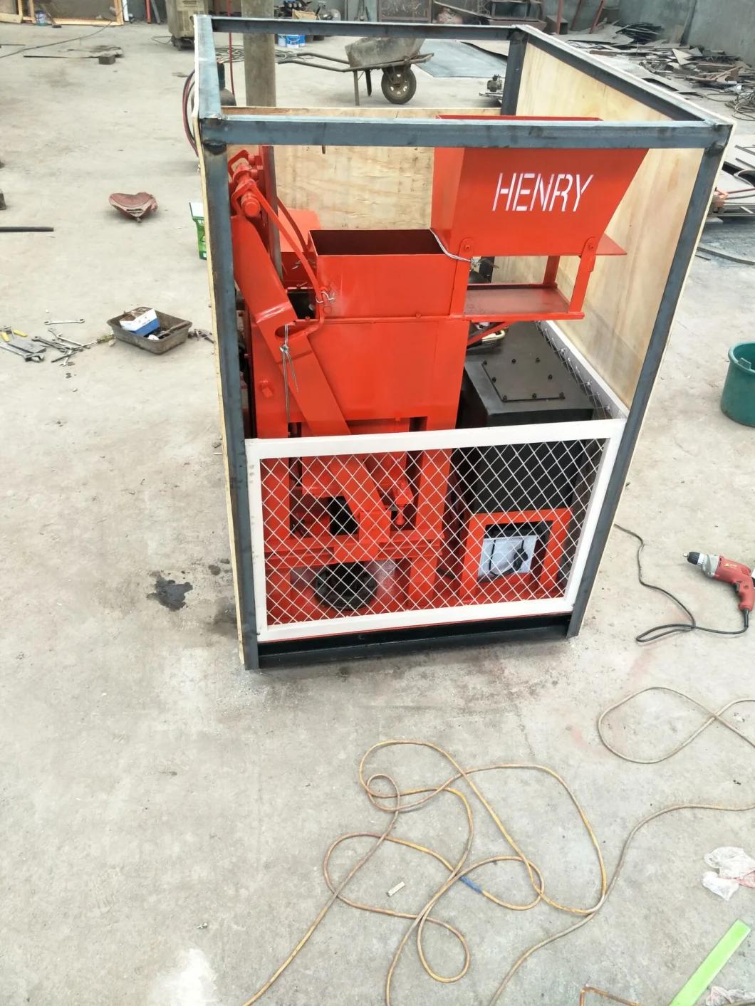 Hr1-25 Hydraulic Clay Interlocking Brick Making Machine for Ecological Bricks in India