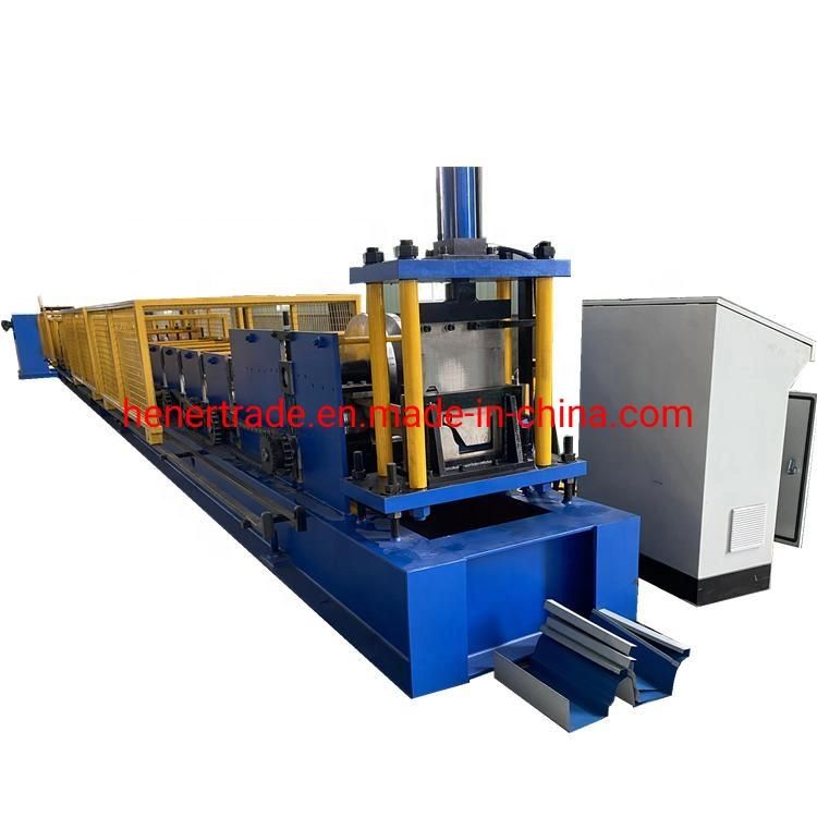 Customized Gutter Shape Steel Purlin Machine