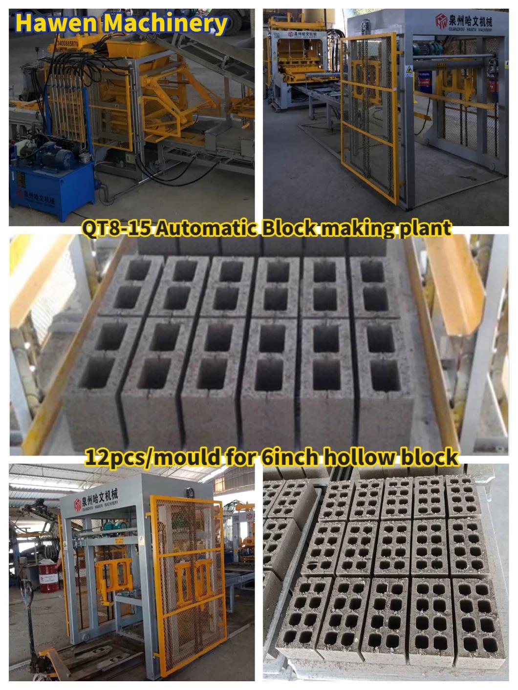 Block Making Machine, Medium Capacity Brick Making Machine Qt8-15
