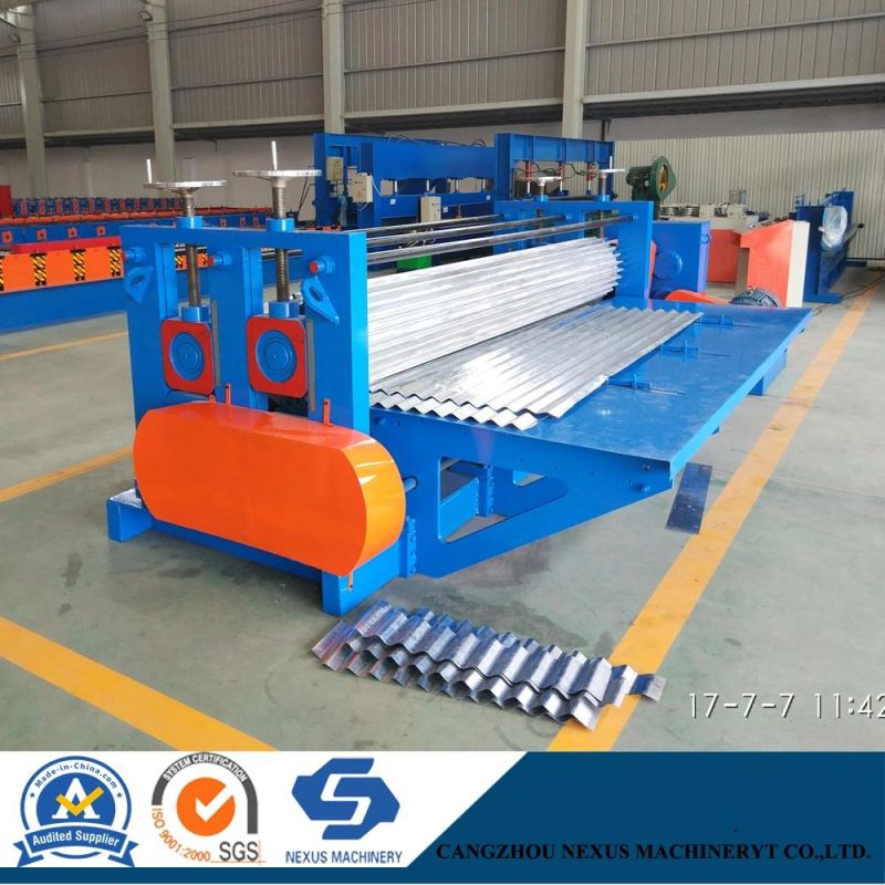 Drum Barrel Corrugator Machine for Thin Zinc Roof Sheet with 50-60PCS/Min