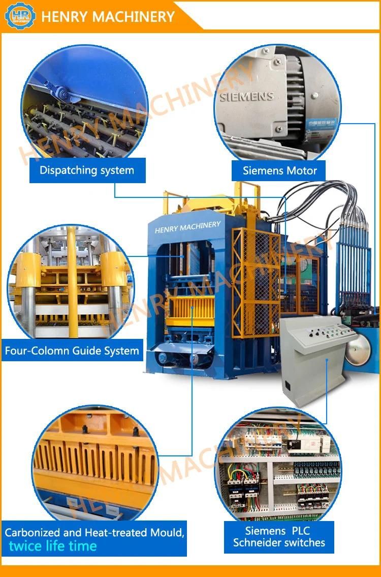 Kenya President Suggest Qt10-15 Concrete Block Machine Full Automatic Zigzag Paver Brick Making Machine