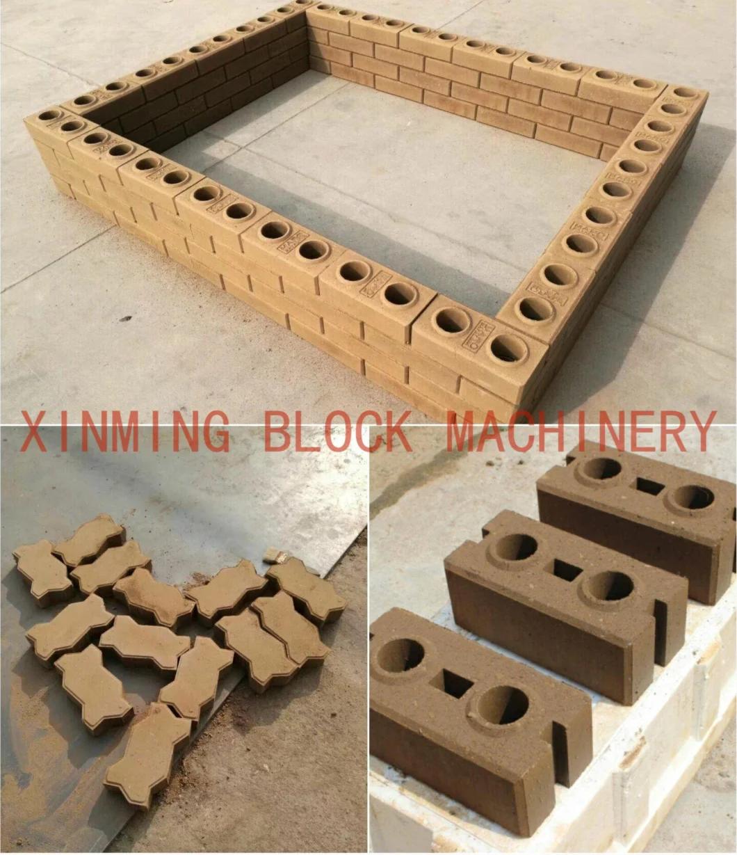 Brick Press Block Press Block Making Machine Brick Making Machine Xm 2-40 Manual Block Machine Making Clay or Soil Brick for Home Use