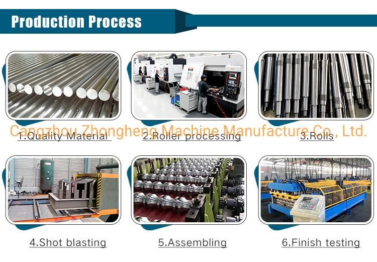 Glazed Tile Forming Step Tile Roofing Machine Roll Panel Machine