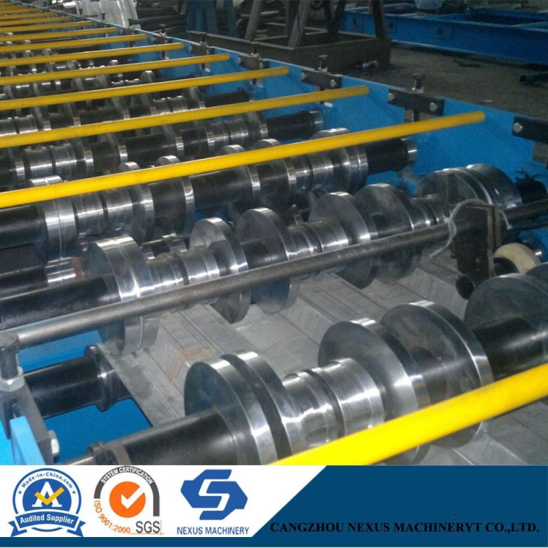 Ce and ISO Metal Floor Deck Tile Roll Forming Making Machine