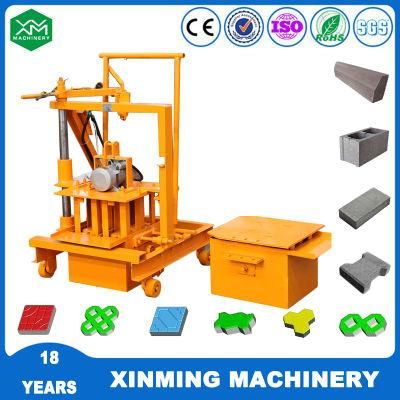 Small Manufacturing Machine Qmr2-45 Concrete Block Machine Brick Moulding Machine for Sale