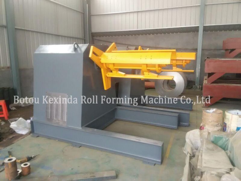 Kexinda Hydraulic Automatic Decoiler with Car for Sale