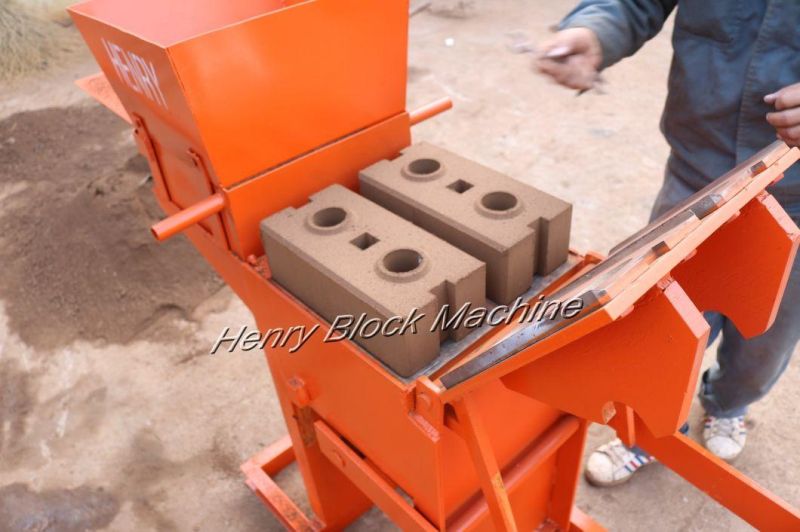 German Manual Clay Soil Interlocking Block Brick Machine