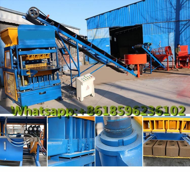 Hr4-10 Eco Maquinas Brick Machine for Making Bricks Brick Press Machine Clay Brick Making Machine Soil Interlocking Brick Machine