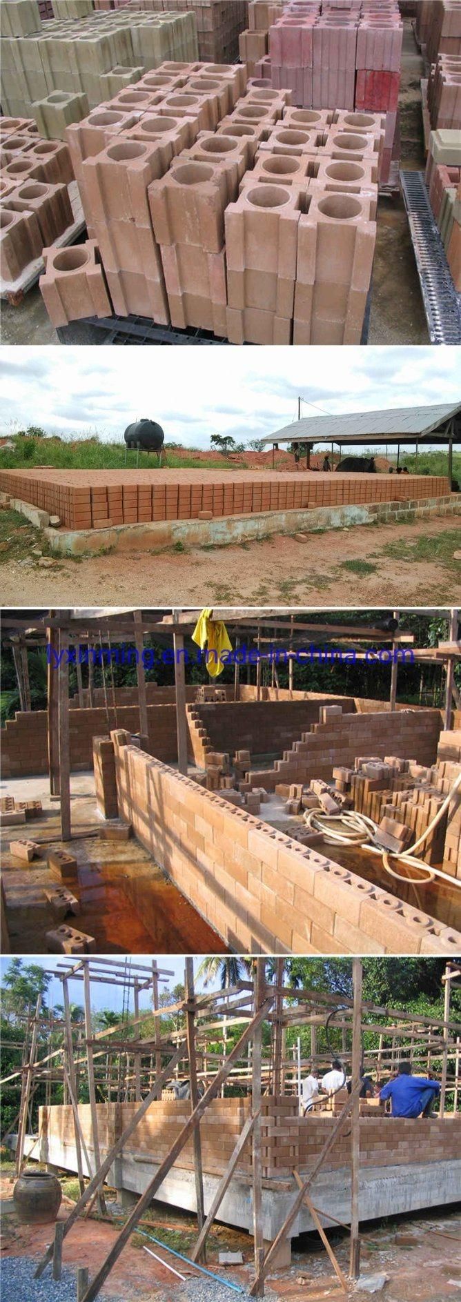 Wide Used Xm2-10 Clay Interlocking Brick Making Machine with Brick Extruder