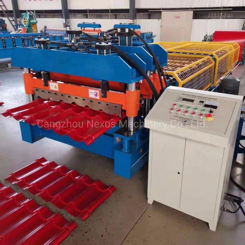 Steel Tile Sheet Metal Roof Roll Forming Machine Export to Ethiopia