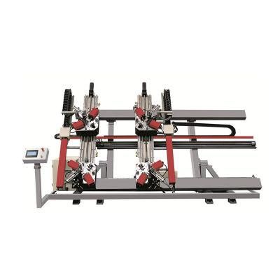 Aluminum Window Door Fabrication Machine CNC Four Corner Crimping Machine