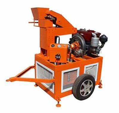 Mobile Hydroform Clay Interlocking Brick Machine Small Manufacturing Machines