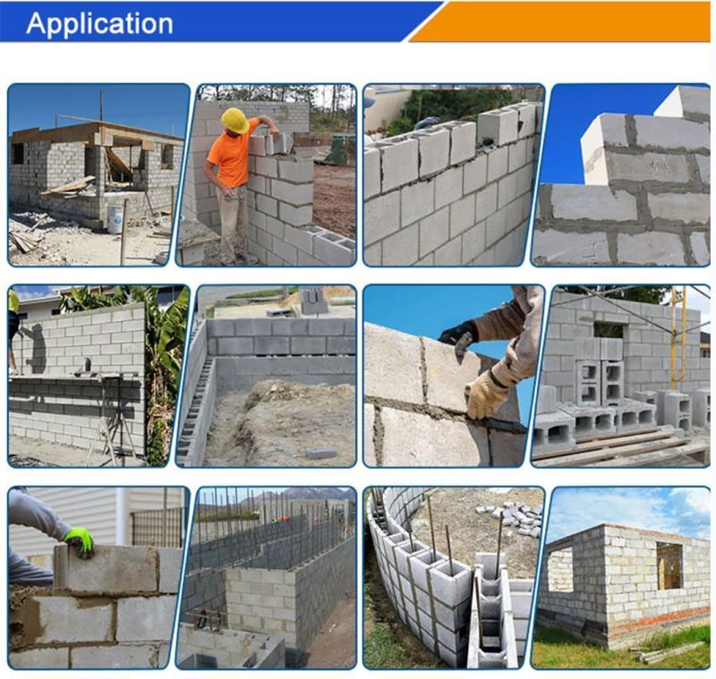 Small Industry Manual Concrete Hollow Block Brick Making Machine