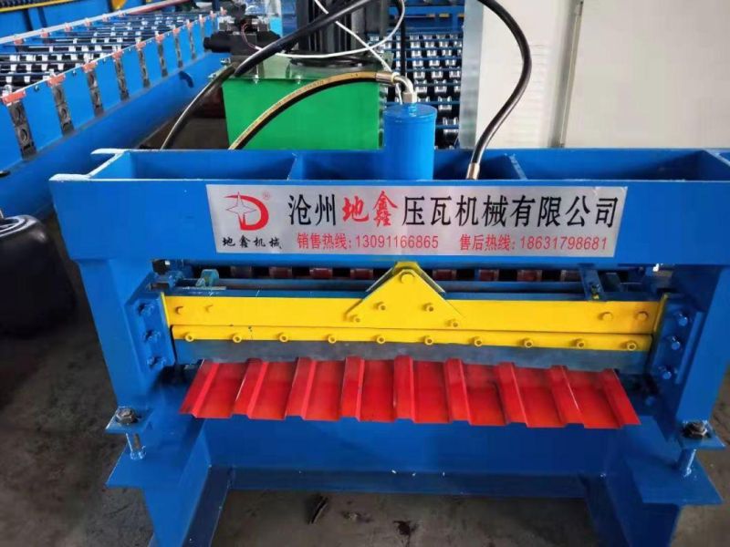 Hydraulic Dx860 Trapezoidal 4kw Roof Tile Roll Forming Machine