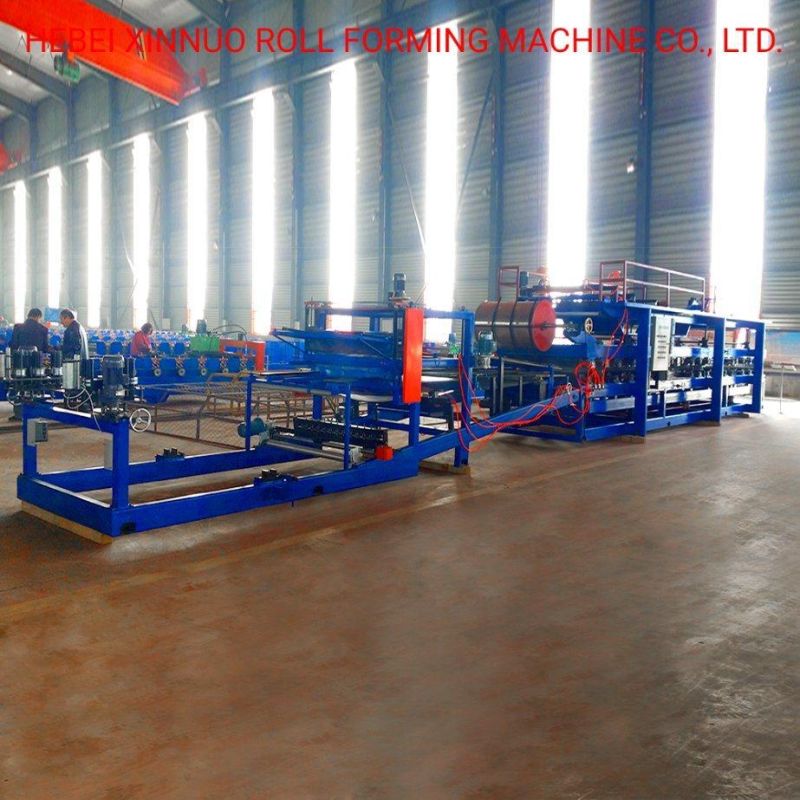 8 Slice Electric Lightweight Metal Sandwich Panel Maker Roll Forming Machine