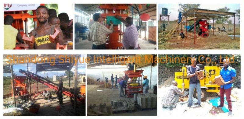 Ly4-10 Hdyraulic Compressing Clay Mud Block Brick Moulding Machinery From China
