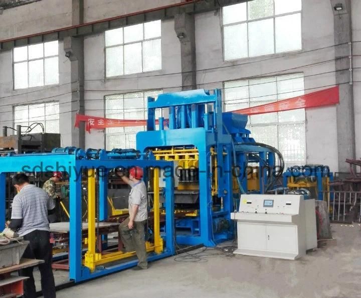 Qt12-15 Large Output Automatic Cement Brick Making Production Line