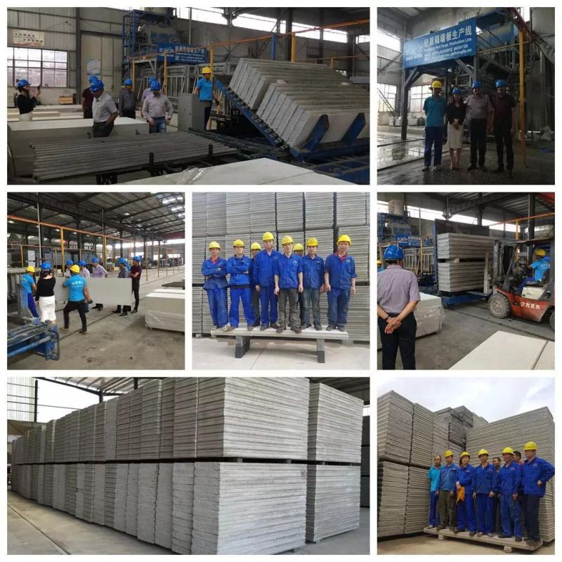 Wall Panel Machine Wall Block Production Line Wall Sheet EPS Light Weight Brick Production Line Plastic EPS Sandwich Panels Making Machine