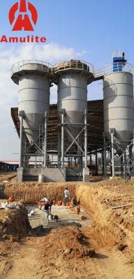 China Amulite Fiber Cement Board Production Line Test Run in Cambodia