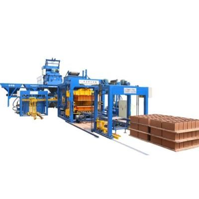 Qt10 Brick Making Machine Automatic Concrete Interlocking Block Machine for Sale in Dominicana