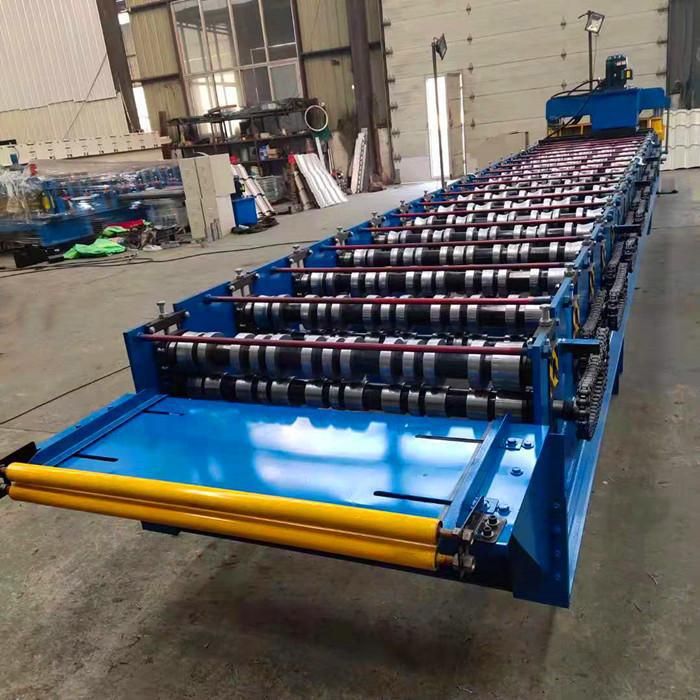 Glazed Roof Tile Double Layer Roof Sheet Roll Forming Machine