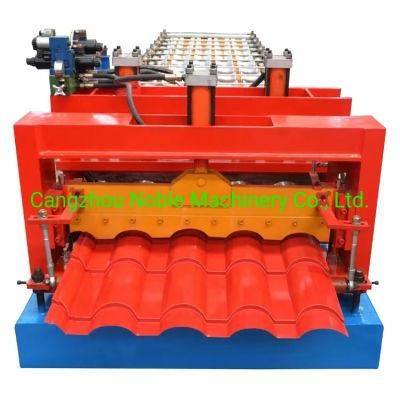 Bamboo Glazed Trapezoidal Tile Sheet Roof Wall Panel Roll Forming Machine