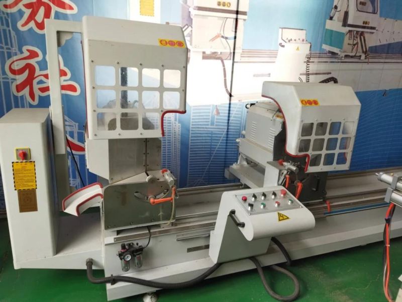 Ljz2-CNC-450X4600 Double-Head Saw CNC Cutting Machine for Aluminum Material Cutter of Aluminum Alloy Window Materials with Micro Spray Cooling Device