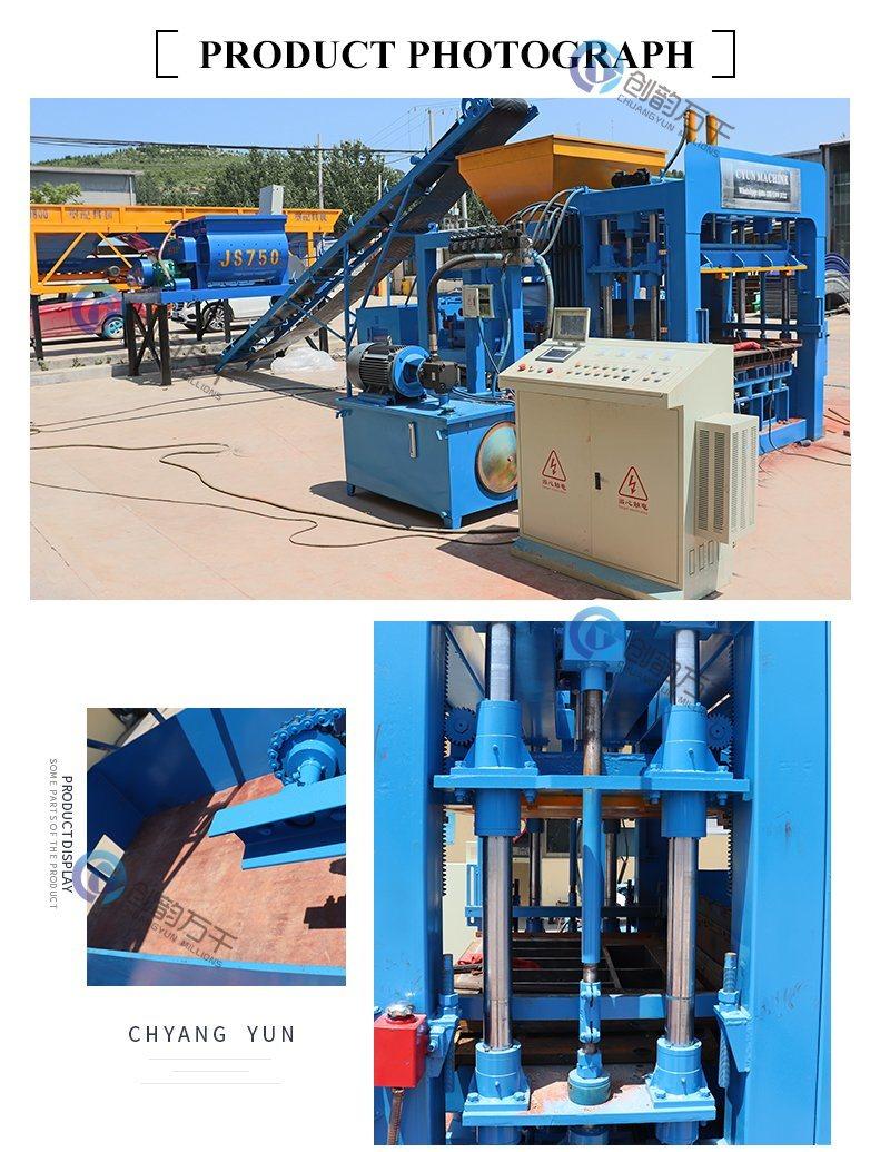 Fully Automatic Hollow Machine Qt12-15 Type Block Making Machinery